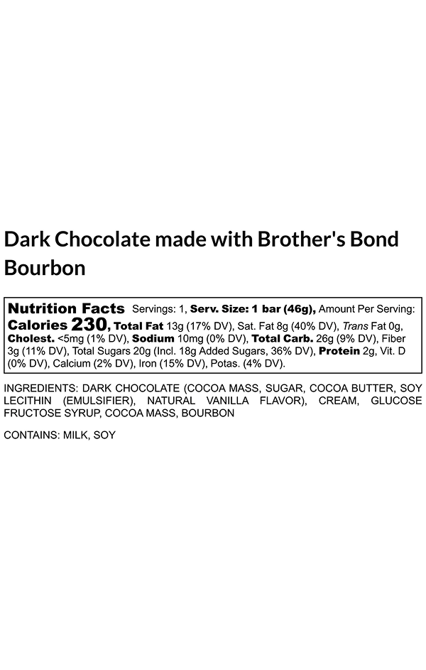 BROTHER'S BOND® MILK CHOCOLATE BARS (4-PACK)