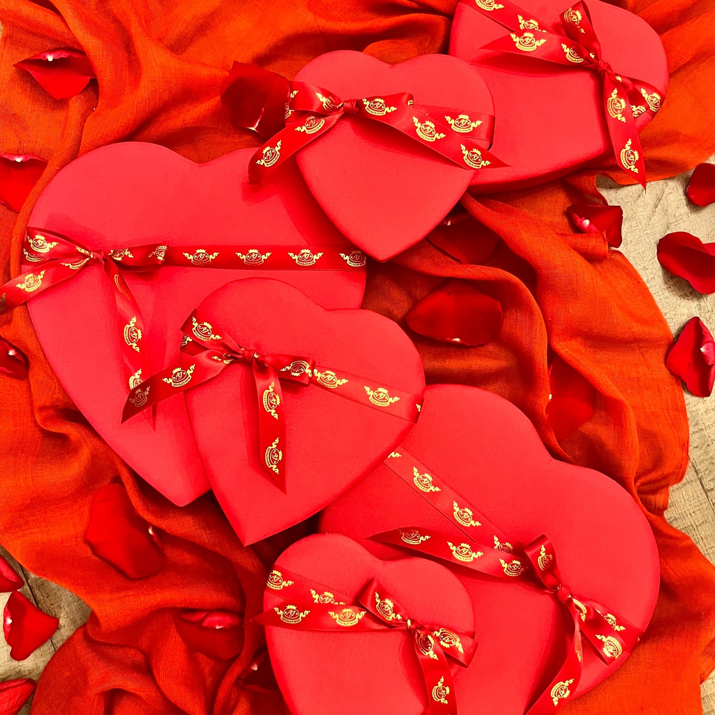 Satin Heart Gift Boxes