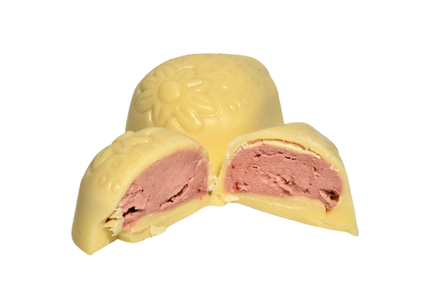 STRAWBERRY WHITE CHOCOLATE 10G