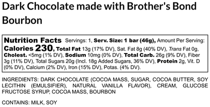 Brother's Bond® Chocolate Bars (6pcs)
