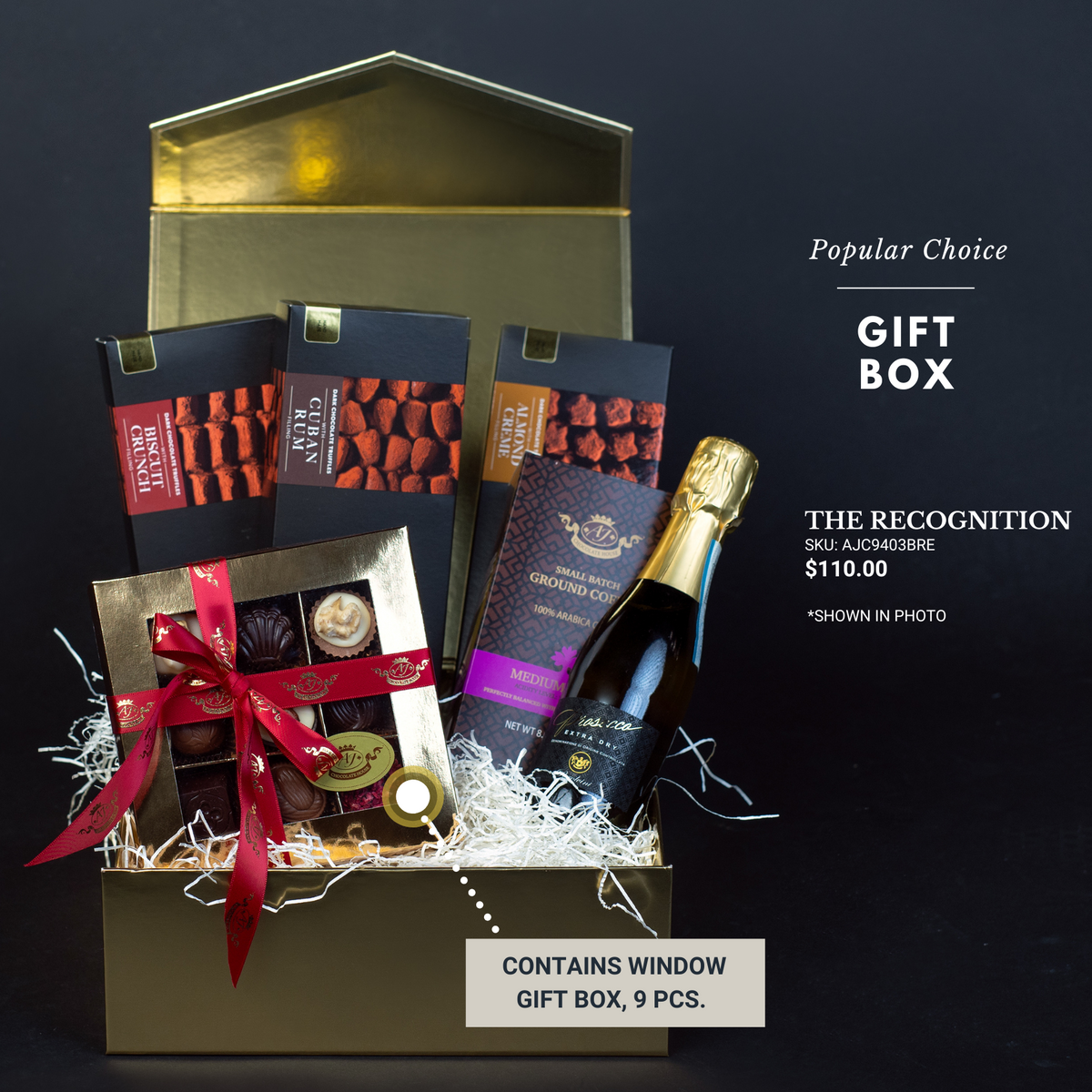 Gift Basket "THE RECOGNITION" / Contains Alcohol