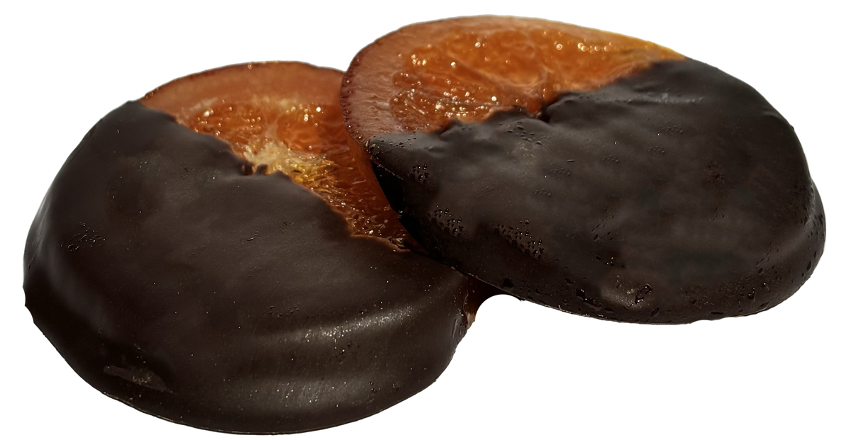 ORANGE SLICES IN DARK CHOCOLATE 26G