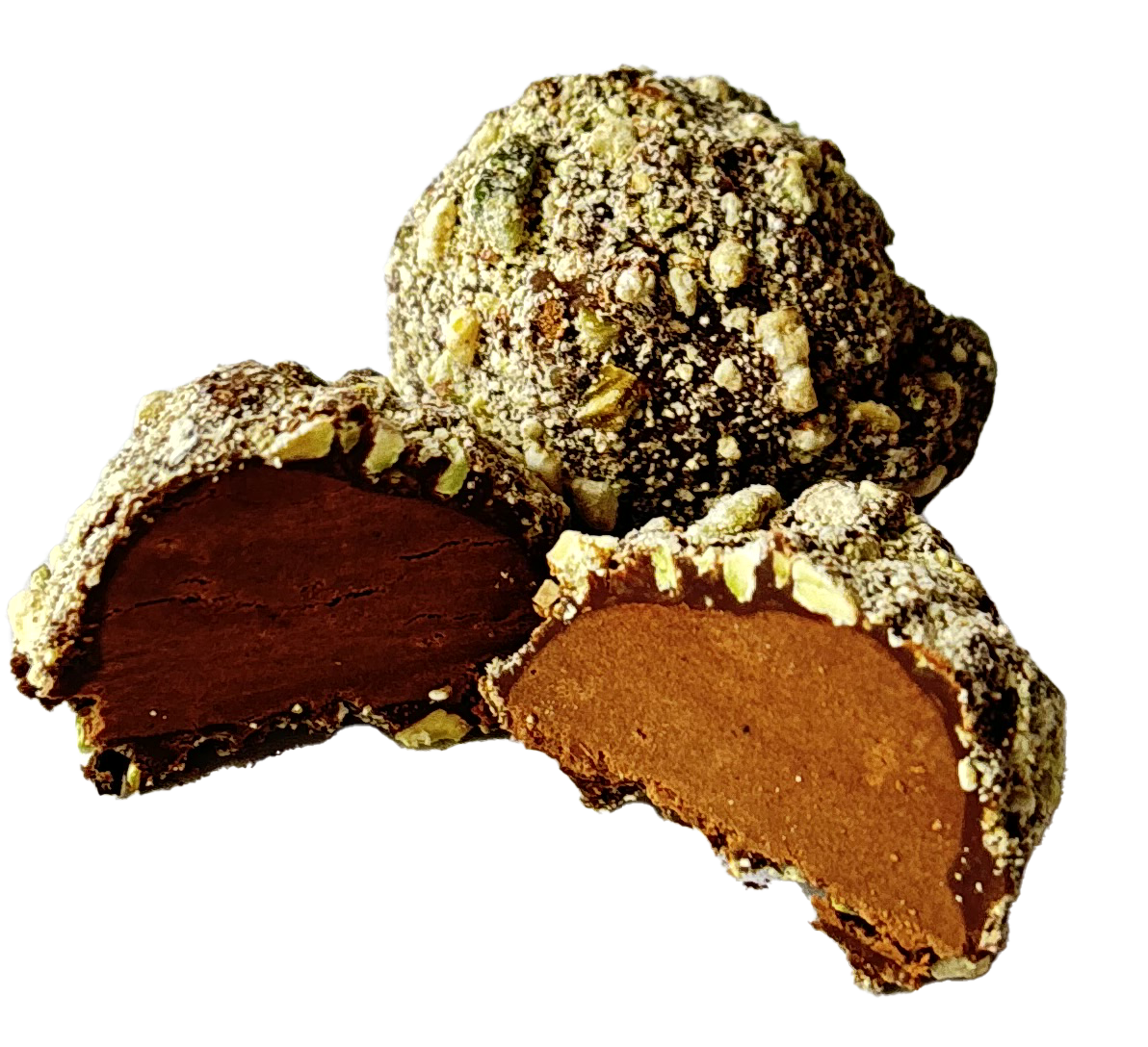 TRUFFLES WITH PISTACHIO 11G
