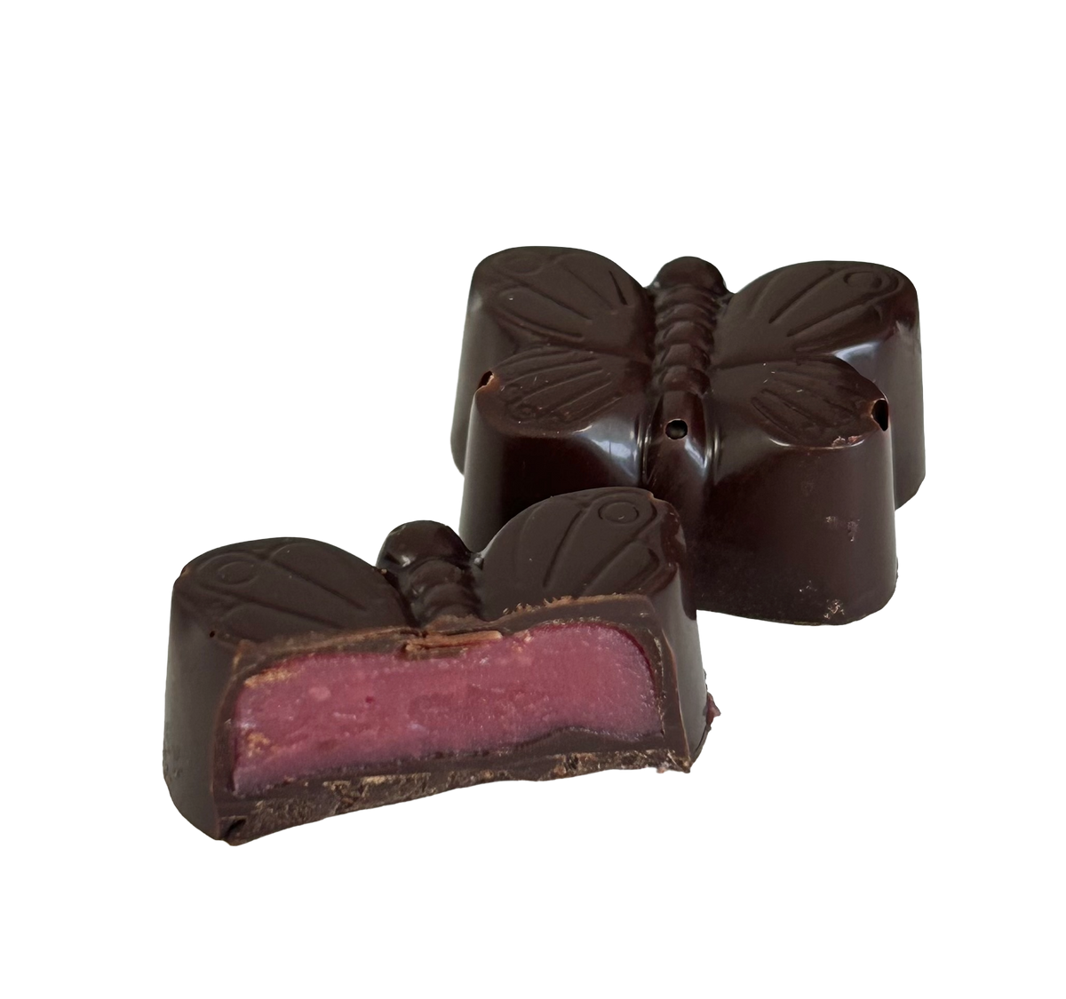 BUTTERFLY MOULD RASPBERRY CREAM 9G